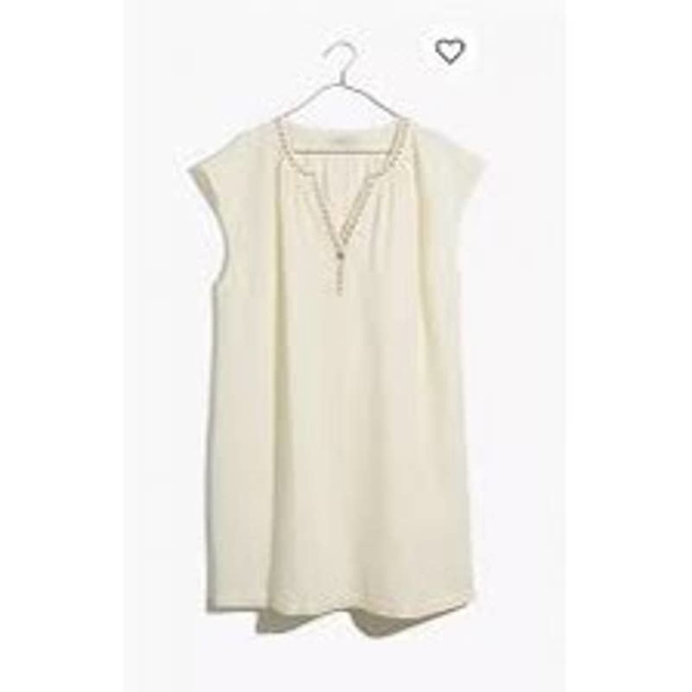 NWT Embroidered Lightestspun Cover-Up Tunic Size Large Swim Summer Dress Rt $80